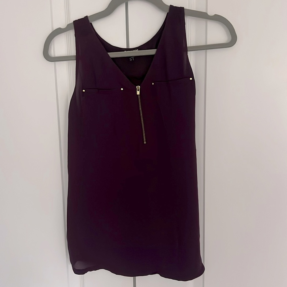 Purple Express Tank Top